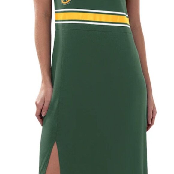 FANATICS MAXI DRESS GREEN - Picture 2 of 4